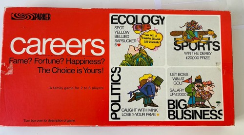 Careers board game parker - careers,