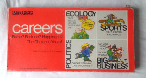 Vintage careers board game - board,