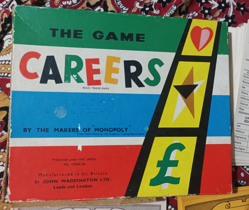 Vintage careers board game - board,