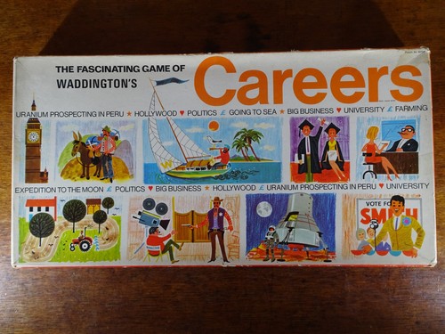 Vintage careers board - board, game