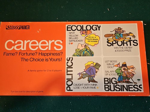 Careers board game vintage - game.,